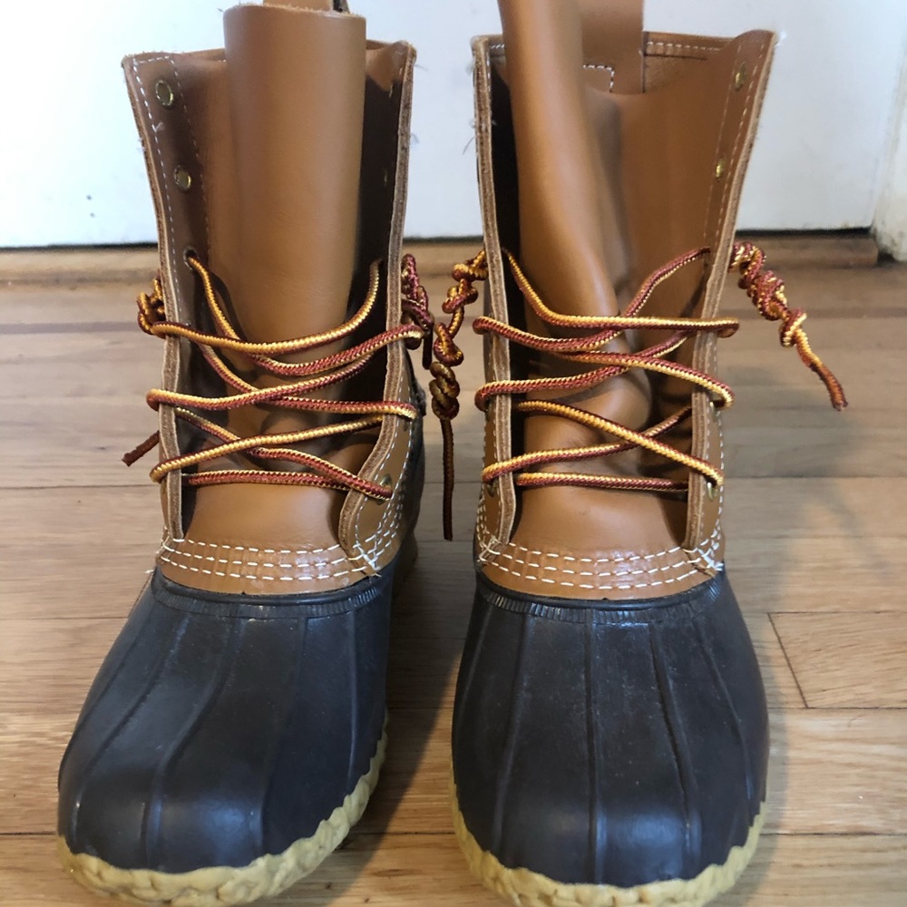 L.L. BEAN DUCK BOOTS WORN ONLY TWICE